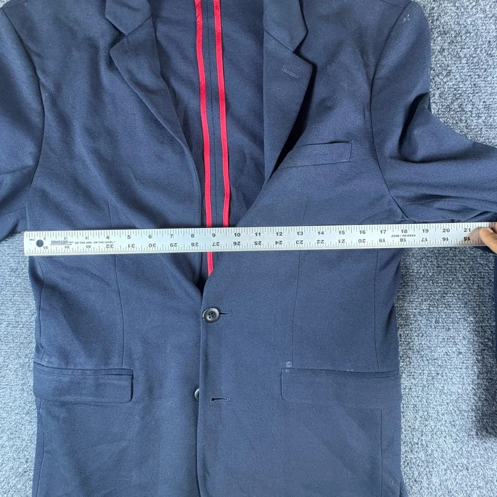 Express Performance Extra Slim Navy Blue Suit Set 38R/32x32 Two Button Stretch